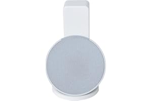 shinar Supporto da parete universale, compatibile con Ech0 Pop Homepod Mini/Google Home Mini, salvaspazio, accessorio per Ech0 Pop/Homepod, mini supporto con gestione dei cavi (Bianco)
