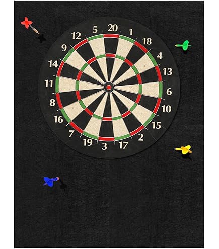 Cork Dart Board Wall Protection / Catchring With Dartboard - UK - View #11