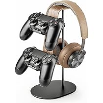 GXTrust PS5 Headset Halterung – Kopfhörer-Ständer Mit Silikon-Inlay, Weiß | Einfach An PS5 Befestigen, Platzsparend