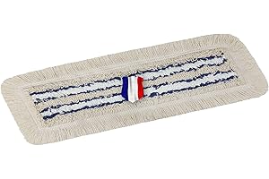 Okaei Housse de serpillère 1 Piece (50 CM) - Housse de serpillère pour hôpitaux et établissements de Soins - Housse de serpillère à Glissement Optimal pour Un Travail Ergonomique - Beige