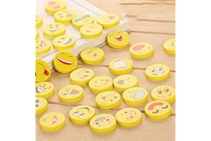 CTFOREST 100 Piezas Lindo Borrador, Lindo Gomas, Borrador de Dibujos Animados,Goma de Borrar muy linda, Adecuado como Regalo para Niños, Se usa para Eliminar Errores Tipográficos (Amarillo)