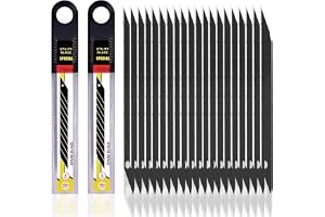 Redigerbar 120 st skärknivar, 9 mm reservblad, ersättningsblad för skärknivar, 30 graders brytblad för skärknivar, liten och