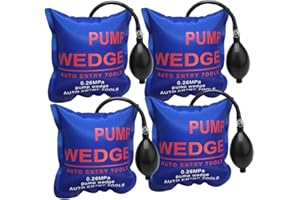 WANYI Bolsa cuadrada de cuña de aire para bomba de alta resistencia, herramienta de alineación de cuña potente para puerta de coche, ventana, marco de instalación (4 paquetes)