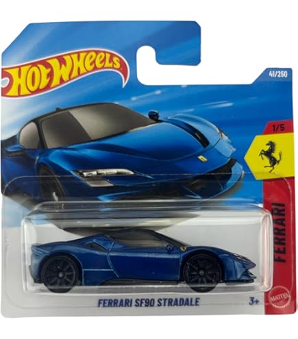 Ferrari LaFerrari ミニカー 1/64 アイスブルー Hot Wheels 2006-114 Team Exotics Enzo Ferrari BLUE 1:64 Scale