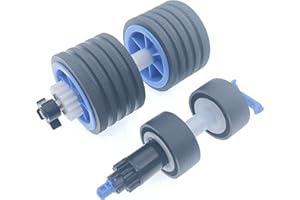 OKLILI 1 lot de rouleaux de ramassage 5607B001 0697C003 1550C001 compatible avec Canon DR-C230 DR-C240 DR-M160 DR-M160II DR-M260 DR-S130 S150 R40 R50 S1 canFront 4000