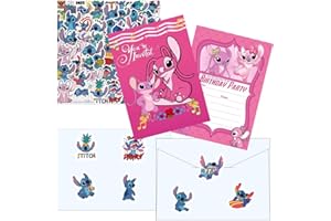 BSNRDX Invitations Cards Kids Party Invitations Cards Girls Party Invitations Pink Invitations Cards Theme Party Invites Birthday Party Supplies Invitation Card 12pcs+Envelope