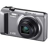 Casio Exilim EX-ZR400 Digitalkamera (16,1 Megapixel, 7,6 cm (3 Zoll) Display, 25-fach Multi SR Zoom, Triple Shot, HDR) silber
