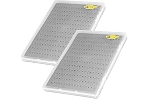 SF Boîtes à Mouches de Collection A5 Grande Capacité Boîte de Pêche à la Mouche Couvercle Transparent Triangle Mousse Boîte à Mouches 2 Pièces