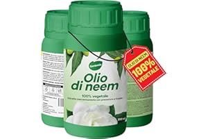 Gardemia Olio di Neem per Piante 250ml 100% Vegetale Azione Naturale contro varie Avversità Giardino Multiuso Concentrato Estratto Meccanicamente Pressatura Freddo Straordinarie Proprietà Naturali