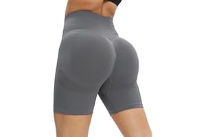 OUDOTA Pantaloncini Sportivi Donna, Pantaloncini Palestra Donna, Pantaloncini Donna Sportivi, Leggings Push Up Donna Corti, Pantaloncini Corti a Vita Alta Elastici per Fitness Yoga Ciclismo