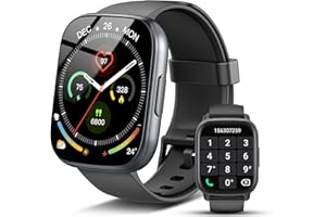 CILLSO Smartwatch Uomo Donna, 1.95" Orologio Smartwatch con Chiamate Bluetooth, 110+ Modalità Sportive Fitness Tracker, Contapassi Watch con Sonno Cardiofrequenzimetro, IP68 Smart Watch per Android iOS, Nero