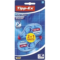 Lot De 3 Rubans Correcteurs R6 Largeur 6 Mm - 6 Mètres, Rechargeable, Pour Gauchers Et Droitiers - 9