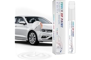 ZukZythepsor Penna per La Riparazione Della Vernice Dell'Auto(12ml),Penna per Vernice Dell'Auto,Bianco Perlescente-Alta Copertura-Asciugatura Rapida