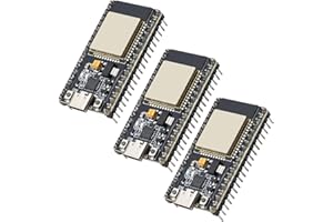 QIQIAZI per ESP-32 ESP Scheda di Sviluppo,3PCS per ESP-32S Tipo C 2.4GHz WiFi + Bluetooth Dual Mode modulo con CP2102 Chip per Arduino IDE