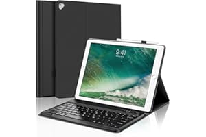 SENGBIRCH iPad Pro 12.9 Keyboard Case for 2015 1st Generation / 2017 2nd Generation, Detachable Keyboard Case for iPad Pro 12.9 Inch 2017/2015 2nd Gen/1st Gen, Black