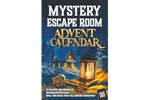 Mystery Escape Room Advent Calendar for Adults: 24 Secrets Are Hidden in Bramblewood Cabin. Will You Solve Them All Before Christmas?