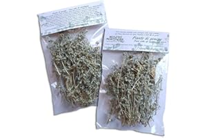 NOSTRE MONTAGNE PRODOTTI TIPICI VALLE D'AOSTA Genepy piantine secche (2 buste da 10g) coltivate nel parco del Gran Paradiso - Valle d'Aosta