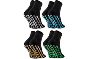 Rainbow Socks - Mujer Calcetines Antideslizantes de Deporte Brillantina