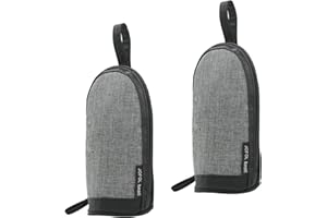 JOFOL BABE Bolsa para biberones, Bolsa enfriadora de Leche Materna, Viaje, Bolsa enfriadora para biberones, Bolsa para Botellas, Bolsa enfriadora de Leche Materna (Gris, dos piezas)