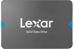 ‎LEXAR Lexar NQ100 2,5 Zoll SATA III (6 Gb/s) 240 GB SSD, bis zu 550 MB/s Lesen Solid-State-Laufwerk, Interne SSD für Laptop, Desktop-Computer/PC (LNQ100X240G-RNNNG)