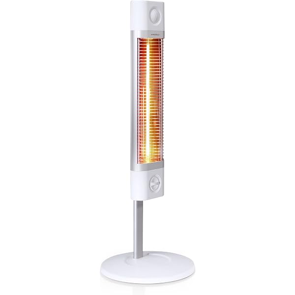 Veito CH1800XE Free Standing Carbon Infrared Heater, White : Amazon.co.uk:  Home u0026 Kitchen