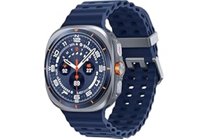 Samsung Galaxy Watch Ultra 2025 (Titanium Blue, LTE, 47mm) Smartwatch Galaxy AI, Design Resistente agli Urti, Batteria a Lunga Durata, Cassa in Titanio di Grado Aerospaziale [Versione Italiana]