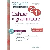 Cahier de grammaire Grevisse 2de/1re