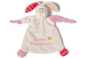 ‎NICI NICI Chusta do przytulania zając "Mała księżniczka" 25 x 25 cm – chusta do przytulania z zająca od 0+ miesięcy – przytulanka dla niemowląt i małych dzieci – przytulanka dla niemowląt i małych dzieci –