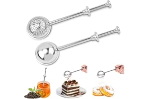 GHKLNY Petit tamis à farine, saupoudreur à farine, sucrier en poudre pour la cuisson du pain, fournitures de pâtisserie pour boulangers à domicile, fournitures de pâtisserie pour pain au levain (1)