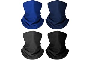 Geyoga 4 Kinder Loop Schal Winter Halswärmer Schlauchschal Ski Winddicht