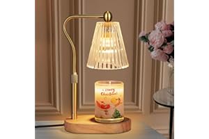 seenlast Lampada Scalda Candela, Lampada per candele con timer e dimmer, Lampade Candela Elettrica, Candle Warmer Lamp vintage per candele profumate in vetro, Casa, Camera da letto, Decorazione