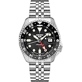 SEIKO Erkekler i&ccedil;in Otomatik Saat - 5 - Spor - Tarih Takvimi ve Aydınlık Eller ve İşaretleyiciler, 100 m Suya Dayanıklı