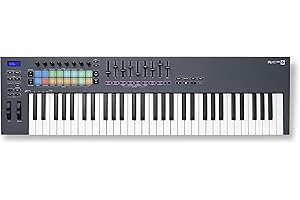Novation FLkey 61 — Controller MIDI a tastiera, con integrazione perfetta per FL Studio, Modalità Accordi e Modalità Scala. Tutto il software di cui hai bisogno per produrre la tua musica