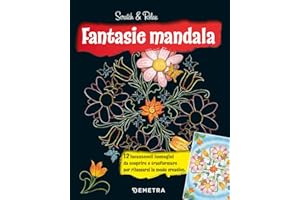 Fantasie mandala. Scratch & relax. Con bastoncino in bambù