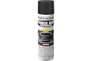 Rust-Oleum 272741 Automotive Professional Grade Truck Bed Coating Spray, 15 oz, Matte Black