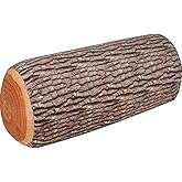 YUEMING Creative Coussin Mini Oreiller Rouleau Cylindrique Coussin Design Arbre Bois Naturel Oreiller Oreiller Rouleau