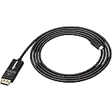 Amazon Basics - Cavo bidirezionale USB-C a Display Port, 1.8 m, Nero