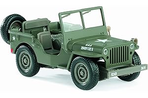 NEW-RAY New Ray 61053 - Veicolo in Miniatura, Jeep Willis, Scala 1:32