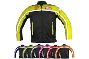 KEROZEN - Chaqueta de protección infantil infantil para motocross (transpirable, para niños cada 4 estaciones)