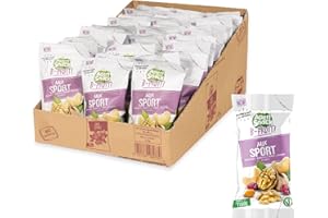 APERI SNACK Aperisnack B-Fruit - AP13.041.15 - Box Mix Sport - Anacardi, Mirtilli Rossi, Noci e Uvetta Sultanina. Frutta Secca 100% Naturale - 40 Pacchetti Monodose da 25 g
