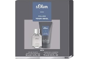M URER & WIRTZ s.Oliver® Follow Your Soul Men | Geschenkset I Duo Set: Eau de Toilette 30 ml & Duschgel 75 ml