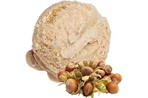 Saveur de noisette 1 Kg Gino Gelati Poudre de glace pour lait Crème glacée Poudre de glace molle Poudre de glace