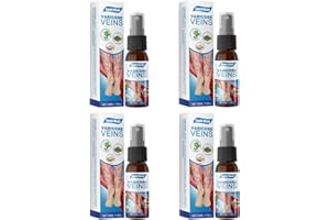 ZQTWJ 4Stück Veinhealing Varicose Veins Treatment Spray, Vein Healing Varicose Veins Soothing Spray for Legs,Improve Blood Circulation,Vegan-friendly and Not Tested on Animals (4 Stück)