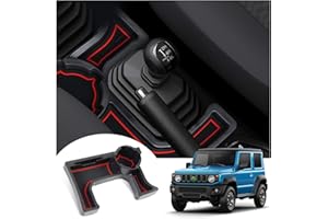 ‎LFOTPP LFOTPP Mittelkonsole Aufbewahrungsbox Jimny, Armlehne Organizer Mittelarmlehne Handschuhfach, Tray Storage Box Auto Zubehör MT (Red)