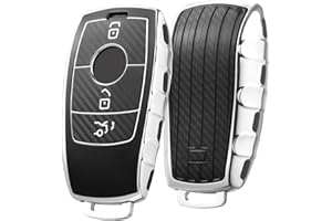 OATSBASF Etui na kluczyki samochodowe odpowiednie do Mercedesa Benz, etui na klucze, etui ochronne z TPU (YCX, czarne)
