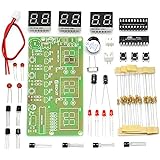 Gikfun 6 Bits Digital LED Electronic Clock DIY Kits PCB Soldering Practice Learning Board AT89C2051 for Arduino EK1323U
