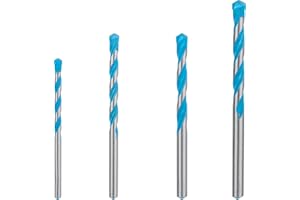 Bosch 4x EXPERT CYL-9 MultiConstruction Drill Bit Set (for Concrete, Soft tiles, Ø 5.5-8 mm, Professional Accessory Impact Drill/Driver, Rotary Drill/Drivers)