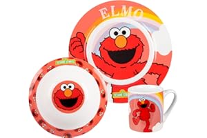 UNITED LABELS breakfast set - Elmo: porcelain, 3pcs