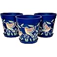 Sustania - Lot De 3 Soucoupes Terracotta 34 Cm Pour Pots De 40 Cm - Qualité Allemande, Style Méditerranéen