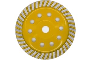 APLUS Diamant Schleiftopf Turbo 180mm x 22,2mm Topfschleifer Topfscheibe doppelreihig für Beton Stein Mauerwerk